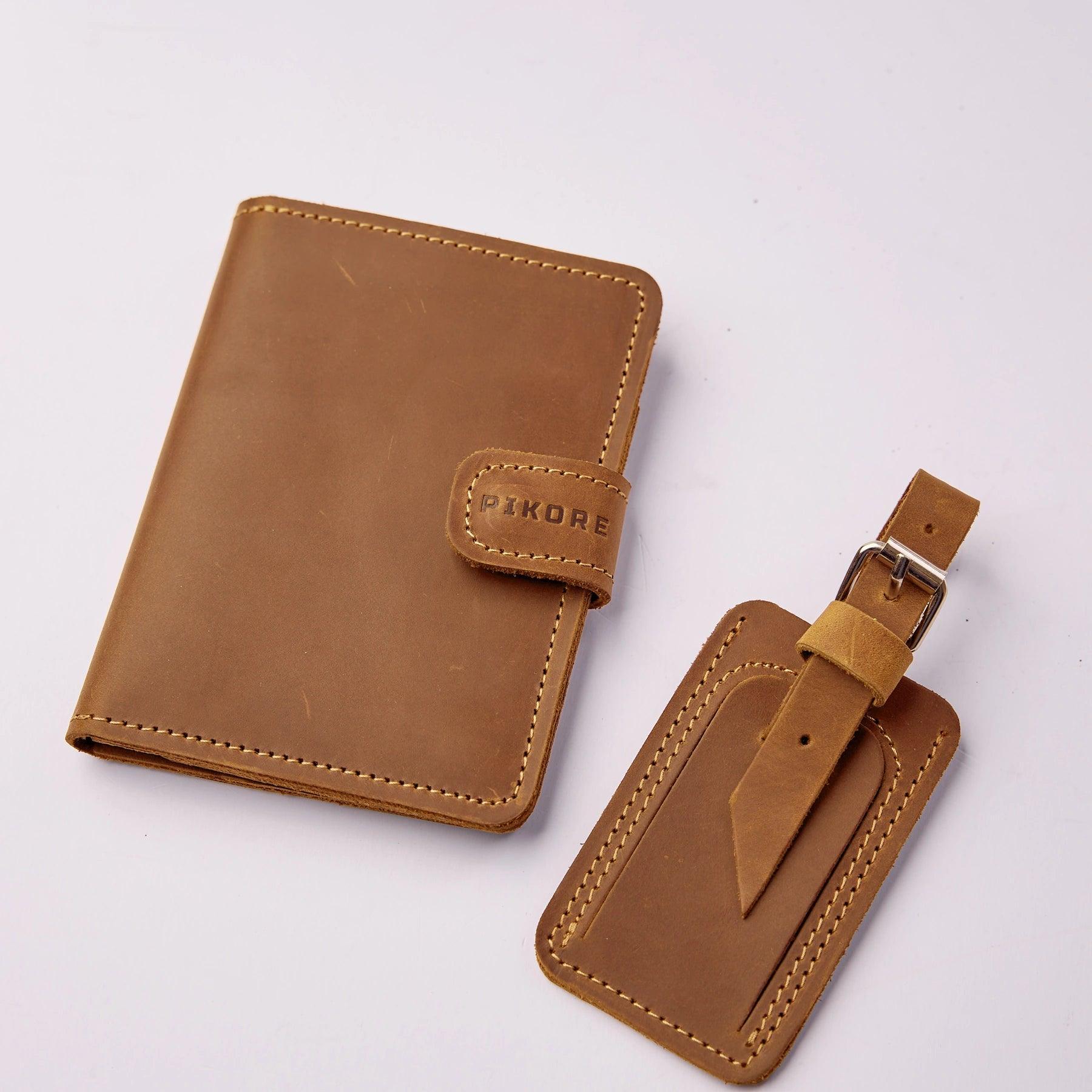 Leather Passport Wallet - Pikore