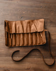 Leather Knitting Needle Case