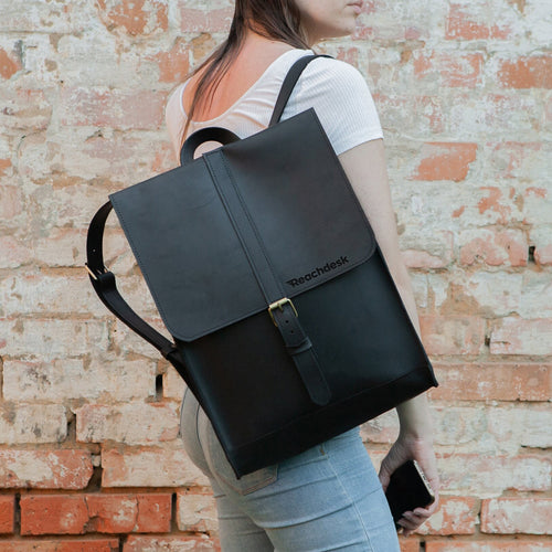 Custom Leather Backpack — Premium Personalized Handmade Leather Add-ons | Pikore
