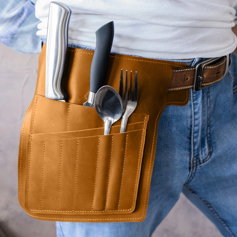 Leather Knife Utility Belt