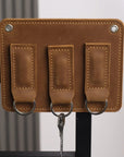 Leather Wall Mounted Key Holder / Gift for present - Pikore