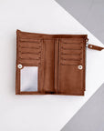 Leather Zipped Wallet - Pikore