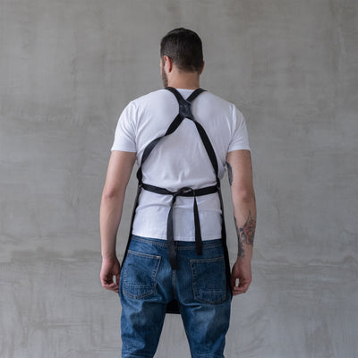 Leather Apron for Men — Premium Personalized Handmade Leather Add-ons | Pikore