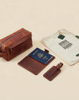 Passport Wallet & Luggage tag + Toiletry Bag