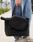 Leather Pickleball Bag with 2 Rackets Holder