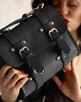 Leather Briefcase For Women - Pikore