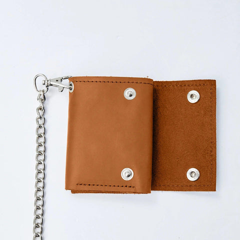 Leather Trifold Wallet - Pikore