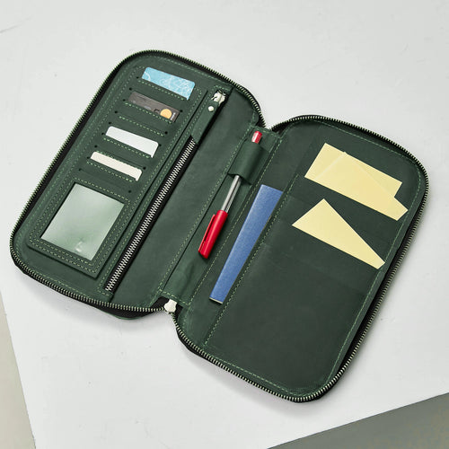 Family Passport Holder For 4 — Premium Personalized Handmade Leather Passport Holder | Pikore