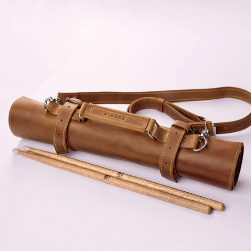 Leather Drumstick Roll Bag - Pikore