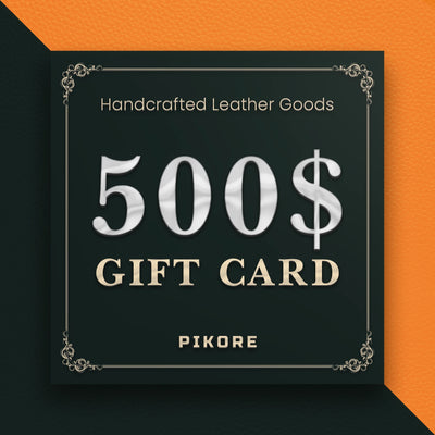Pikore Leather Gift Card — Premium Personalized Handmade Leather Add-ons | Pikore