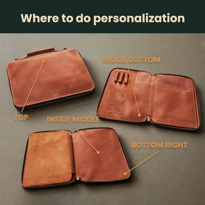 Zippered Padfolio Bag