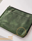 Leather Macbook Sleeve with Zipper