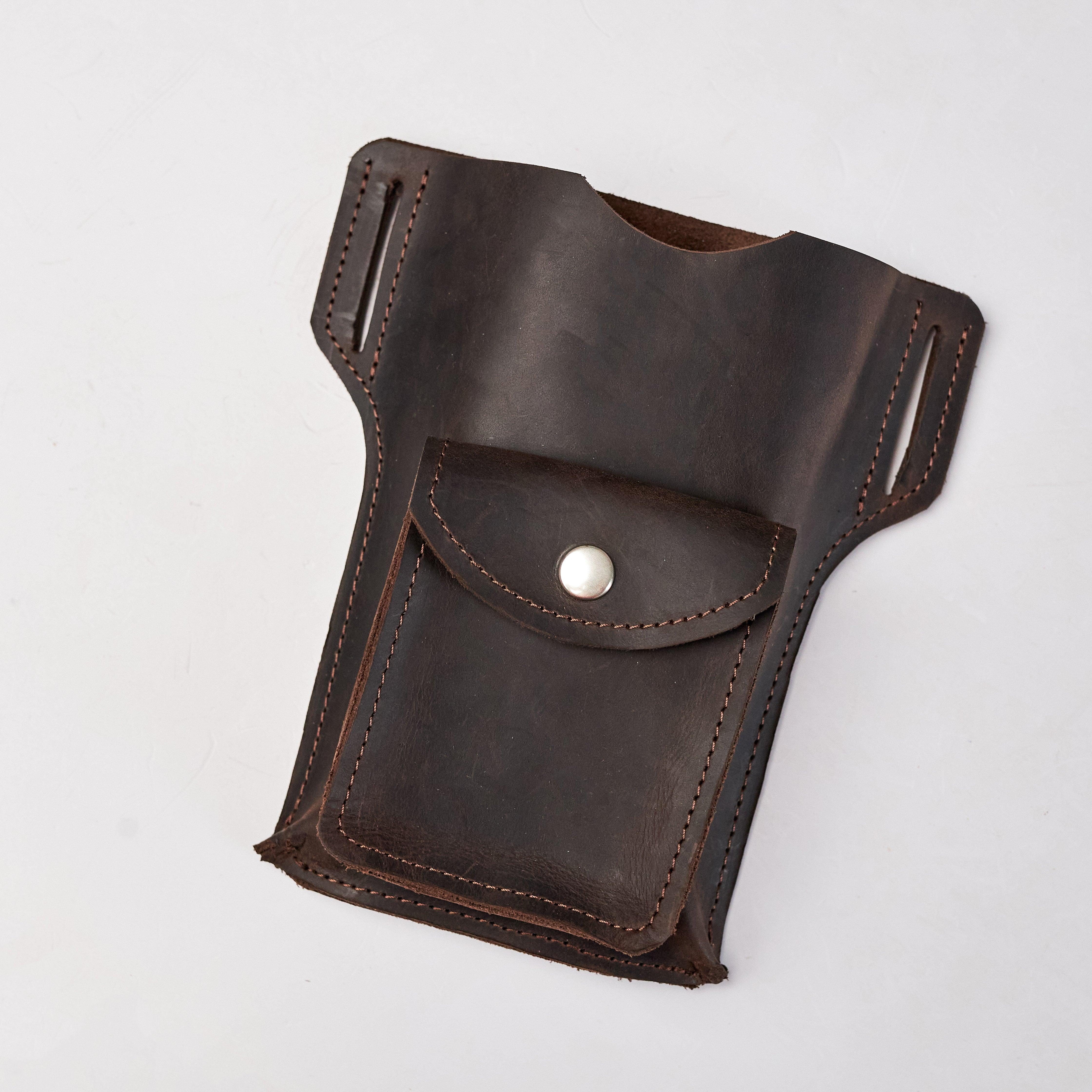 Personalized Leather Phone Belt Case