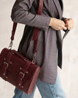 Leather Briefcase For Women - Pikore