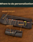 Leather Tool Roll Organizer