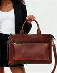 Leather Laptop Bag — Premium Personalized Handmade Leather Laptop Sleeve | Pikore