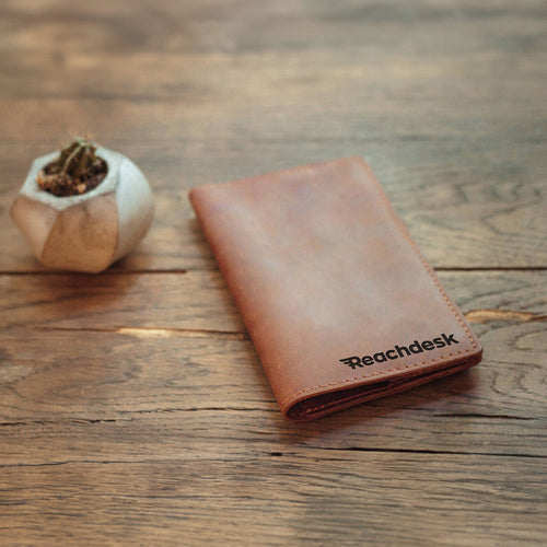 Long Leather Wallet — Premium Personalized Handmade Leather Add-ons | Pikore