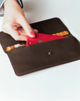 Long Wallet Stockholm — Premium Personalized Handmade Leather Wallet | Pikore