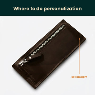 Slim Long Leather Wallet