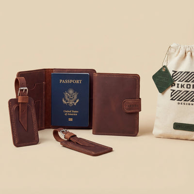 Couple's Passport Wallets & Luggage tag