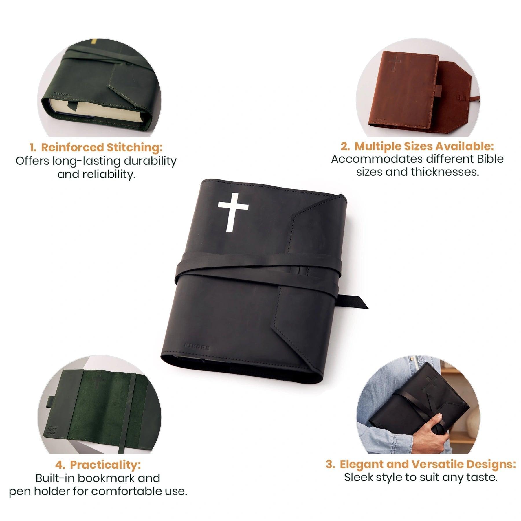 Leather Bible Cover - Pikore