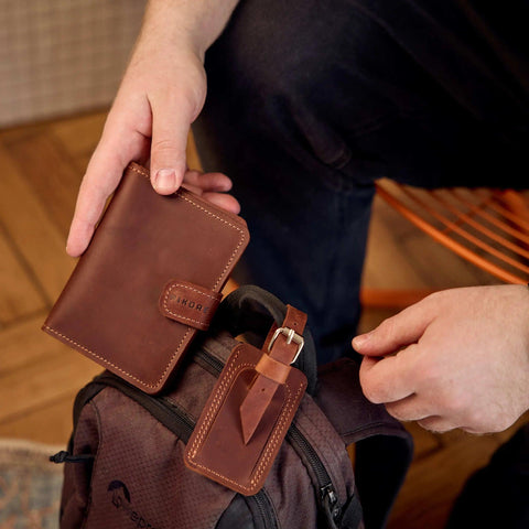 Leather Passport Wallet - Pikore