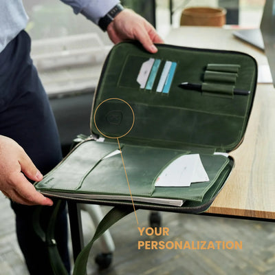 Zippered Padfolio Bag