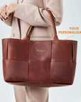 Tote Bag Verona — Premium Personalized Handmade Leather Bag | Pikore