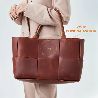 Tote Bag Verona — Premium Personalized Handmade Leather Bag | Pikore