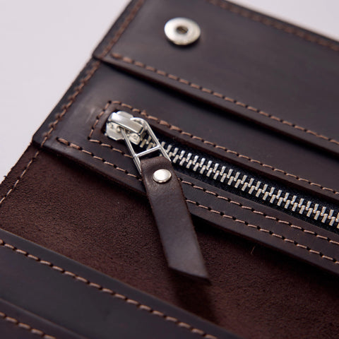 Long Leather Wallet - Pikore