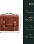 Leather Briefcase For Women - Pikore