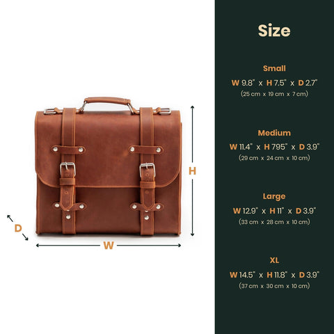 Leather Briefcase For Women - Pikore