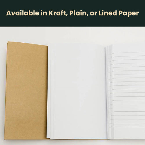 Notebook Insert – 3x48 Pages — Premium Personalized Handmade Leather Add-ons | Pikore