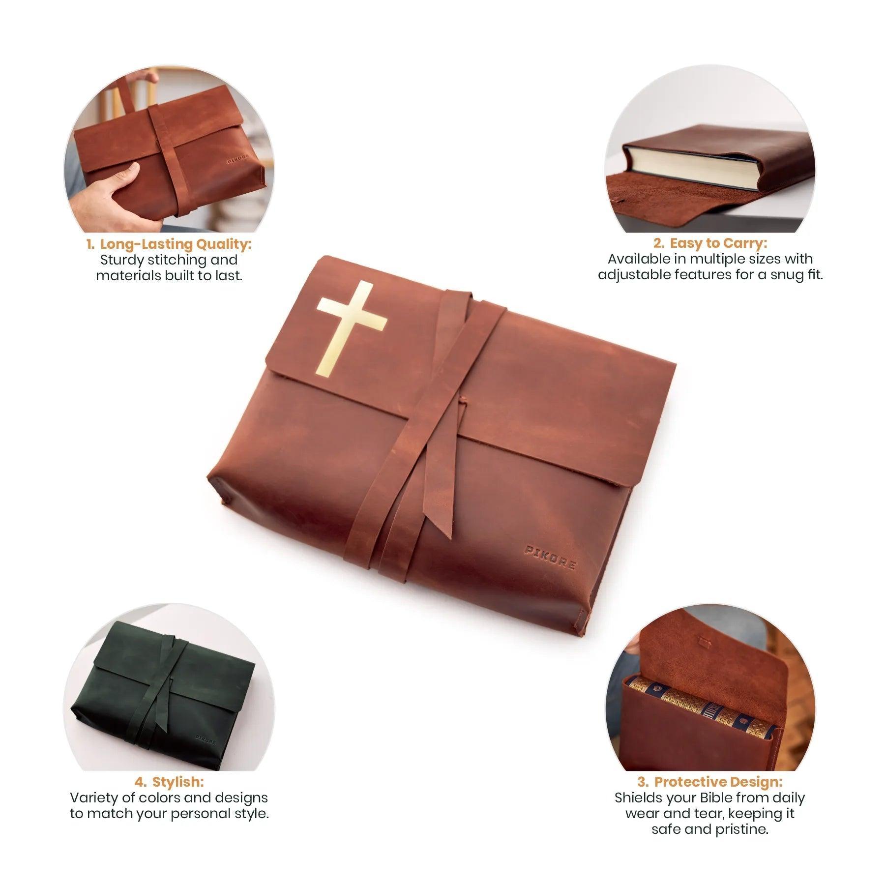 Leather Book Sleeve - Pikore