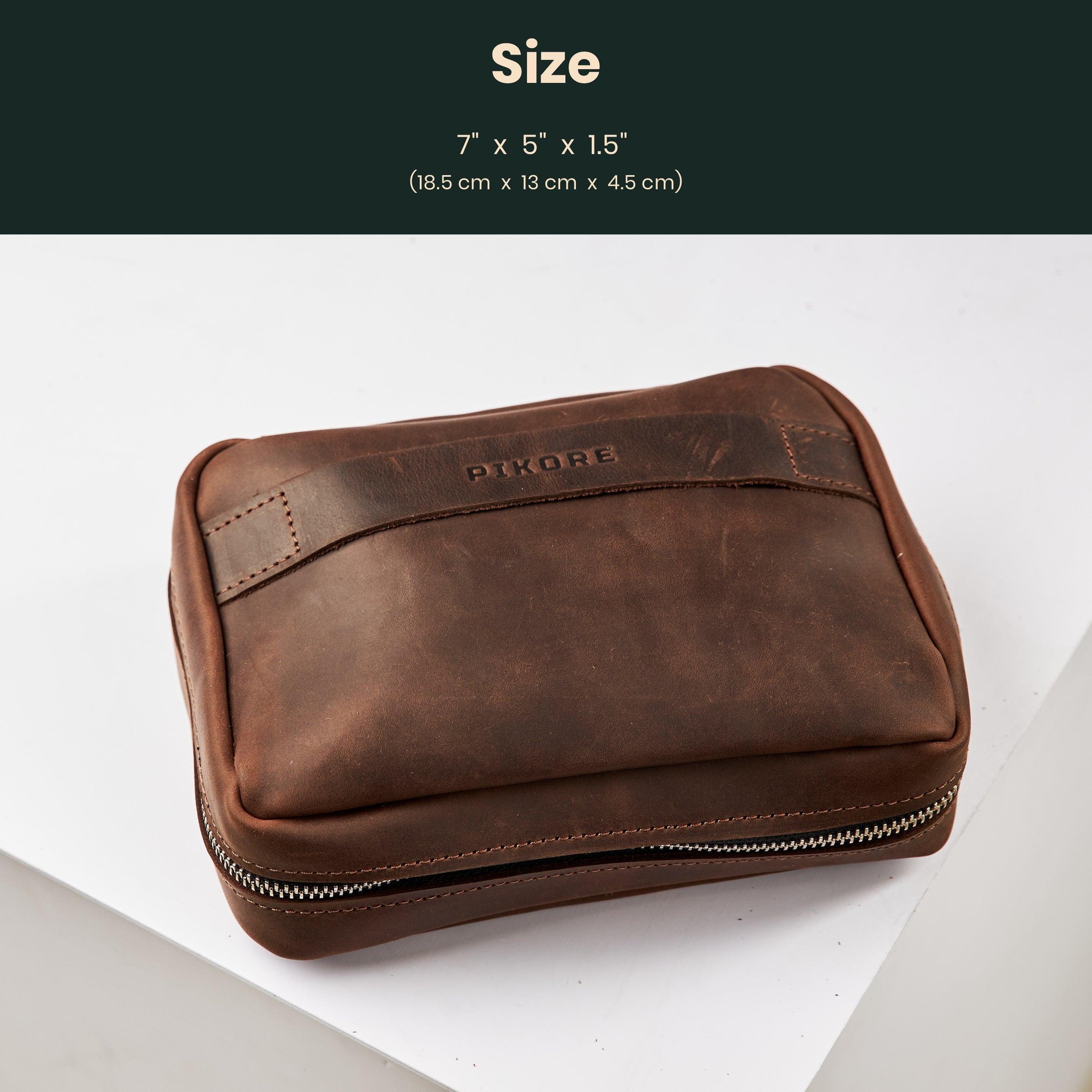 Leather Cable Organizer - Premium Quality Portable Leather