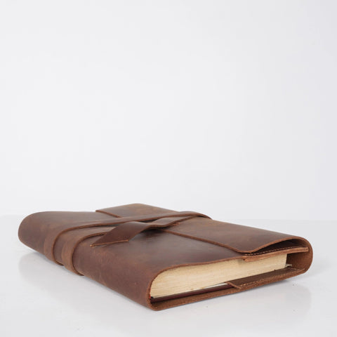 Leather Book Cover "Vintage" - Pikore