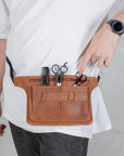 Barber Waist Bag Leather - Pikore