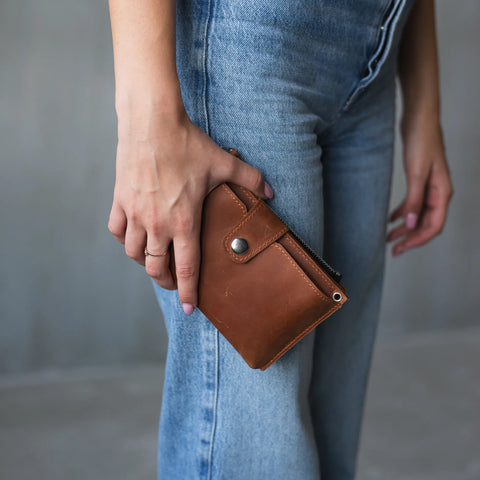 Leather Wallet Bag