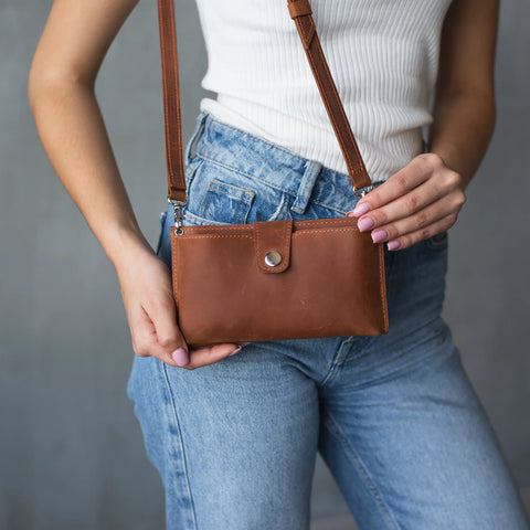 Leather Wallet Bag