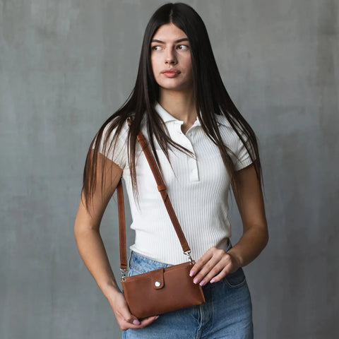 Leather Wallet Bag