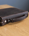 Leather Bible Cover With Zipper - Pikore