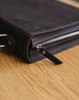 Leather Bible Cover With Zipper - Pikore