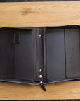 Leather Bible Cover With Zipper - Pikore