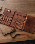 Leather Crochet Hook Case