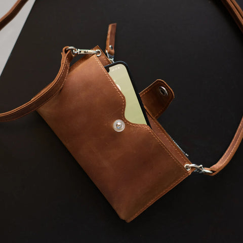 Leather Wallet Bag