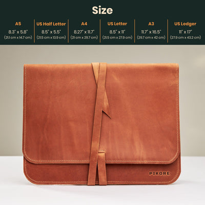 Leather Document Holder - Pikore