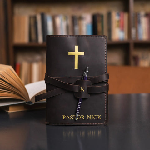 Personalized Leather Prayer Journal