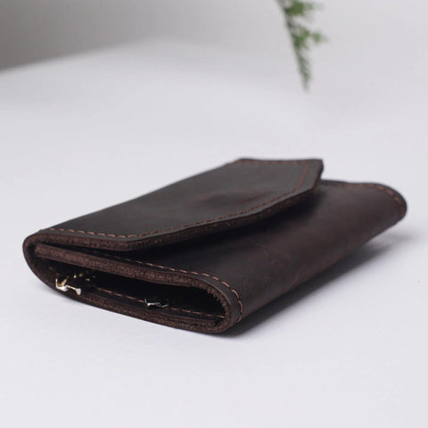 Leather Key Holder Wallet - Pikore