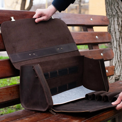 Leather Barber Bag