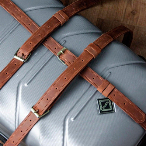 Leather Luggage Straps - Pikore